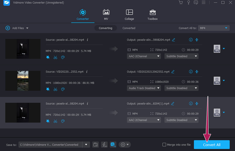 Vid 動画ファイルを書き出し