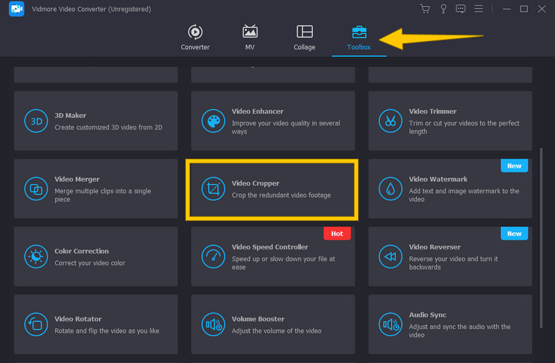 Video Cropper にアクセス