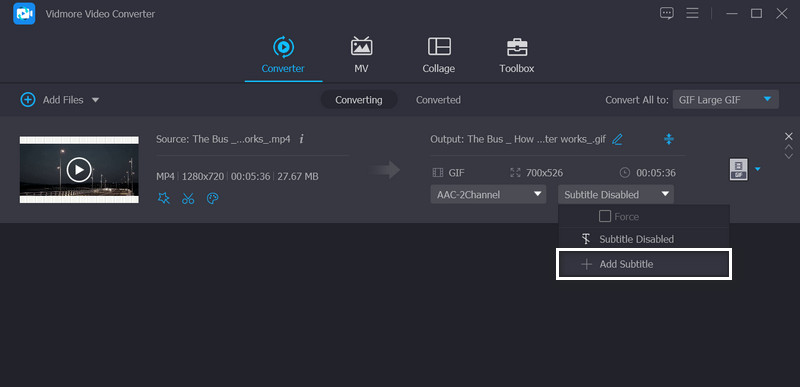 字幕を追加する