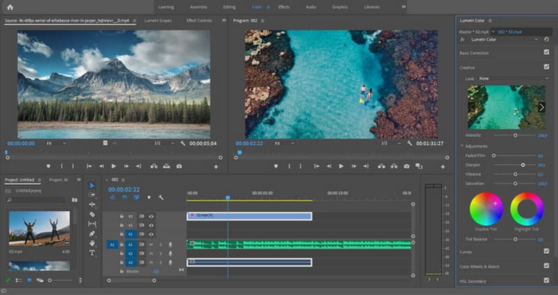 Adobe Premiere Pro カラーグレーディング