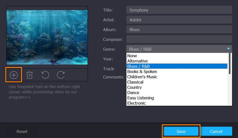 AACメタデータを編集