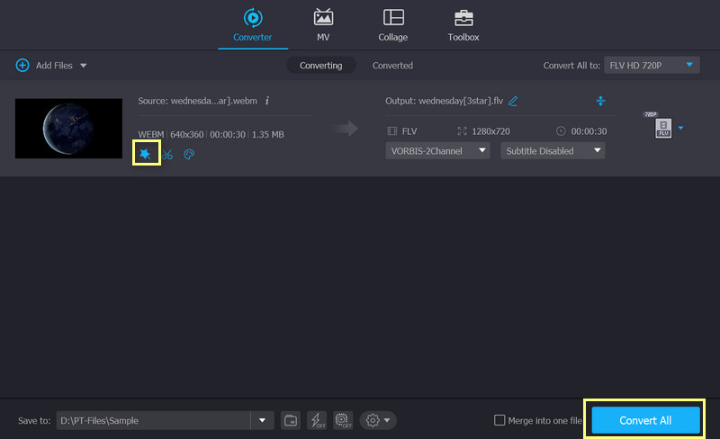 ウォーターマークの追加を完了