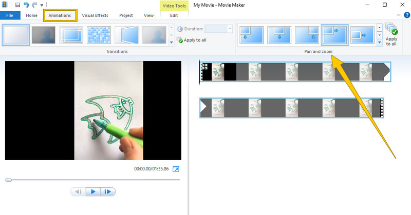 WMM パン＆ズーム選択