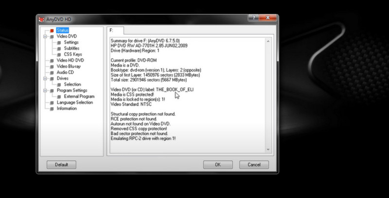 AnyDVD HD 3Dプレーヤー