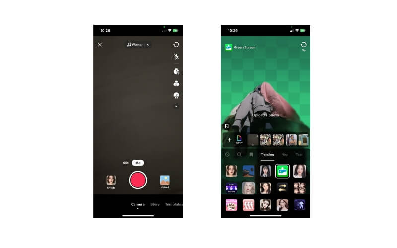 TikTok 写真追加 1 回目