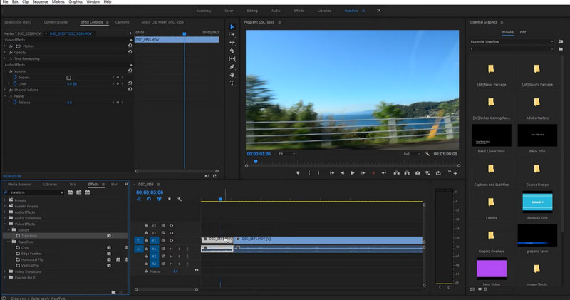 Premiere Pro 動画逆再生