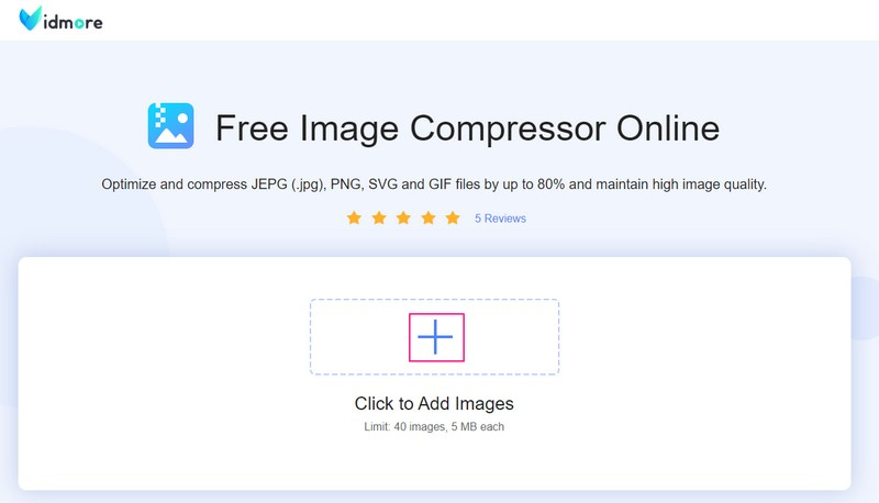 画像を Image Compressor に追加
