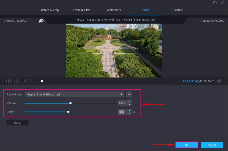 オーディオファイルを編集