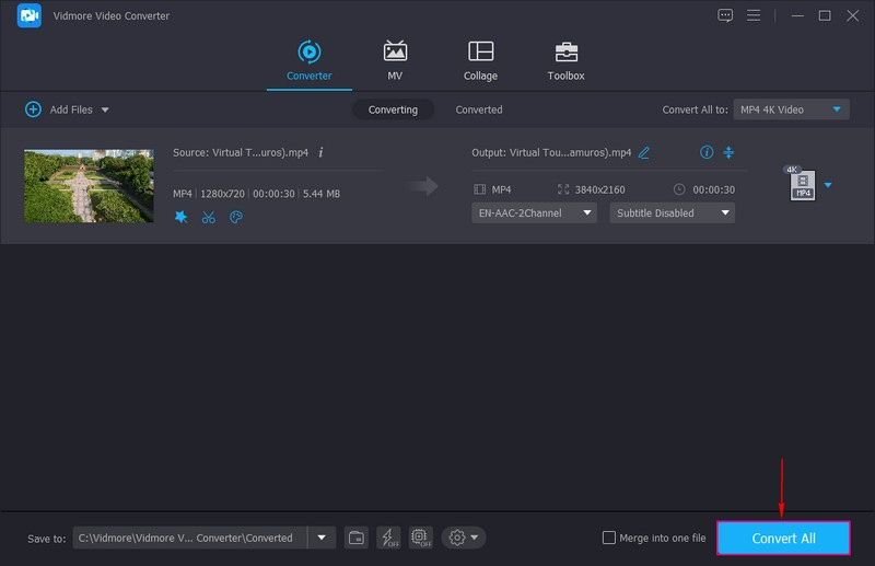 クロップした動画ファイルを保存
