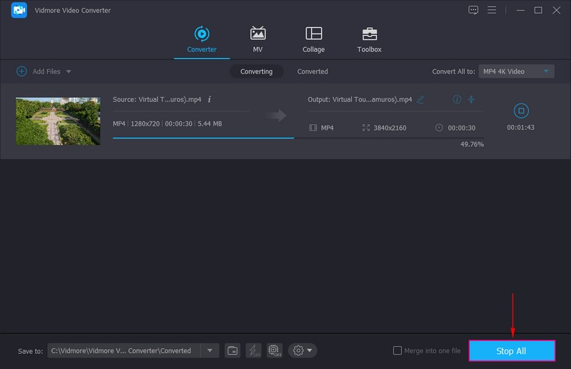 Click Convert All Button