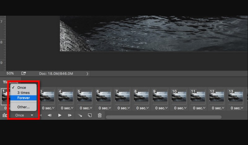 Photoshop ループGIF