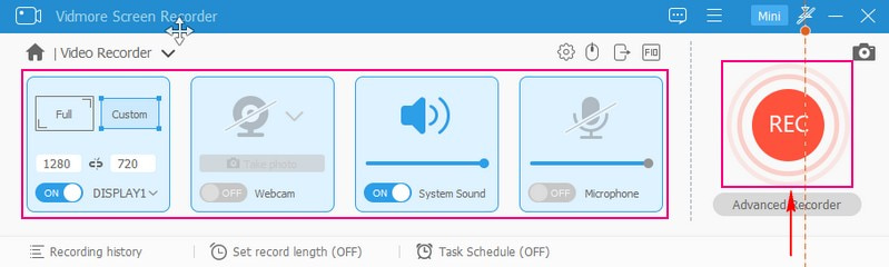 動画レコーダーを選択