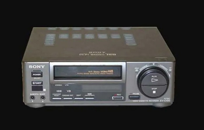 Sony Video Hi8 EV-C100 NTSC ビデオカセットレコーダー（マグネトスコープ）