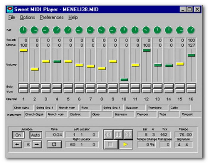 Sweet MIDI Player MIDIプレーヤー