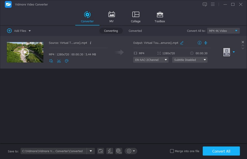 Vidmore Video Converter で音質・画質を強化