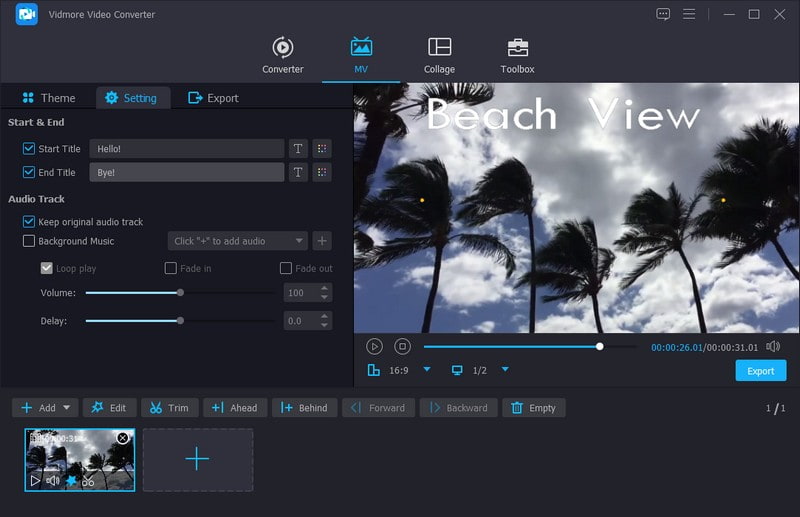 テーマ・テキスト・オーディオを追加