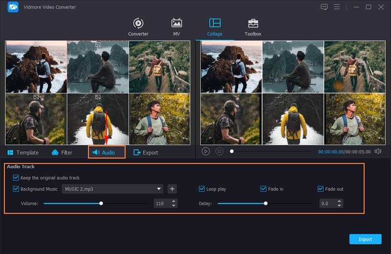 BGM を追加し、サウンドエフェクトを適用