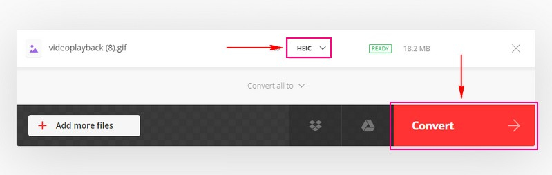 Convertioを使ってGIFをライブフォトに変換する方法