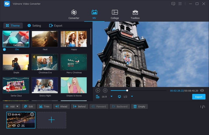 Vidmore Video Converter リリックビデオメーカー