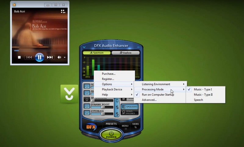 DFX Audio Enhancer の使い方