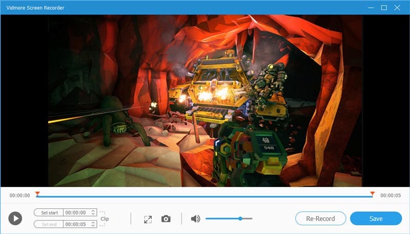 Vidmore 画面録画ソフトで録画する