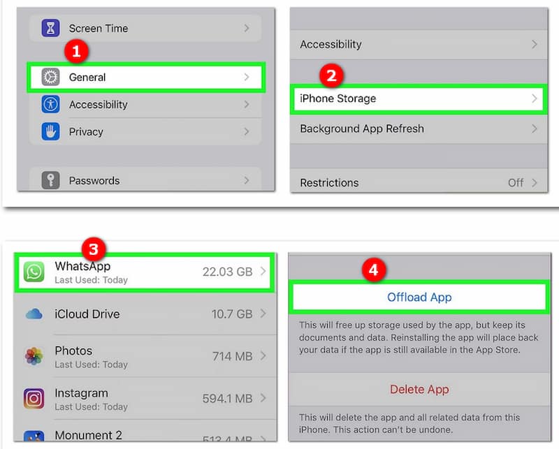 iPhoneでAppを取り除く（オフロードする）