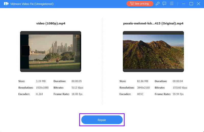 動画を修復する