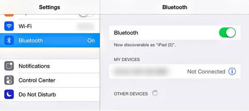 Bluetoothをオフにする
