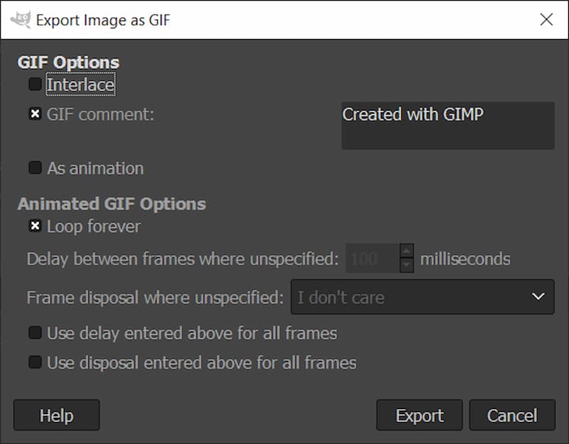 アニメーションとしてチェック