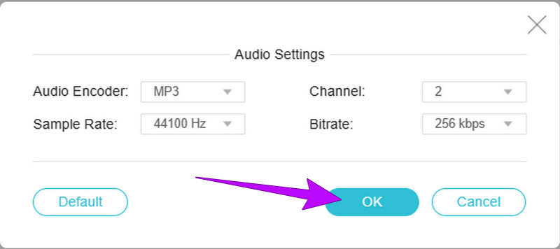 M4A OGG オンライン変換 設定