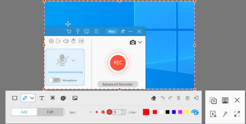 スクリーンショットを編集