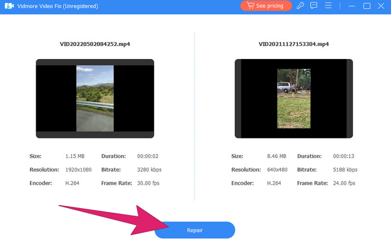 Fix Video Vidmore 修復