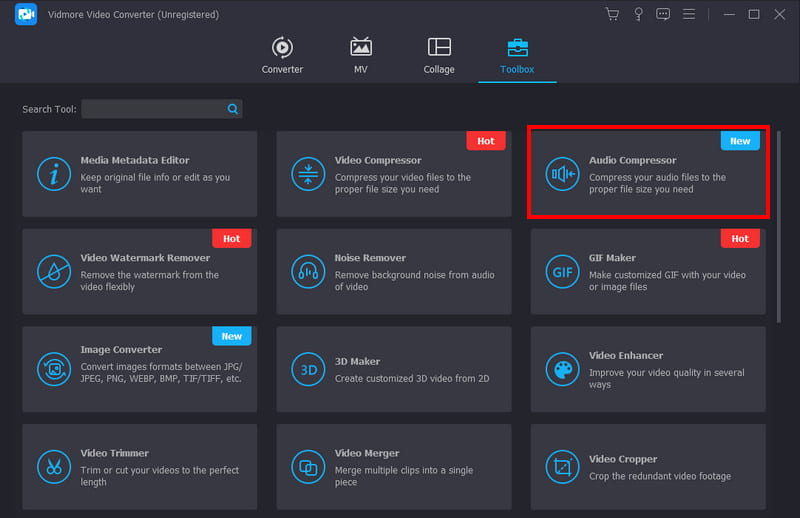 Vidmore 動画変換・音声圧縮ツールへのアップロード