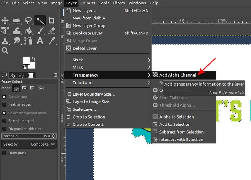 GIMP 背景リムーバー