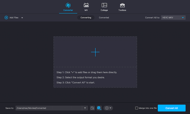Vidmore Video Converter 追加ボタン