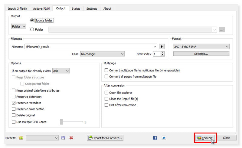 XConvert SVGをPNGに変換
