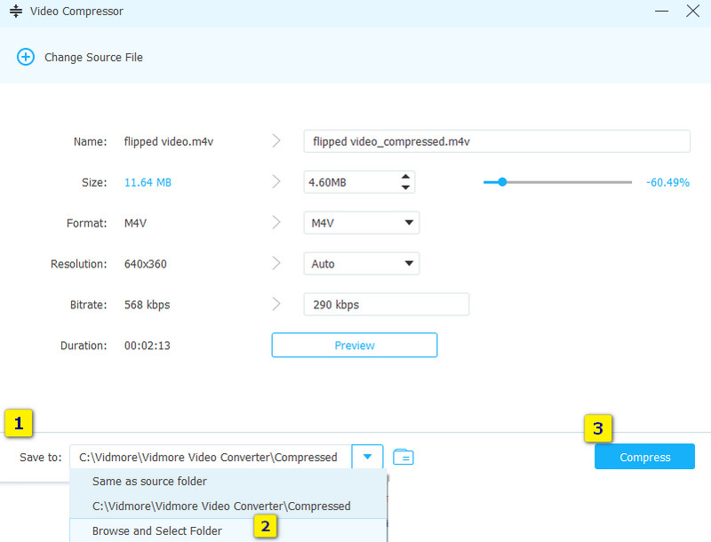 Twitter動画 圧縮 Vidmore 圧縮