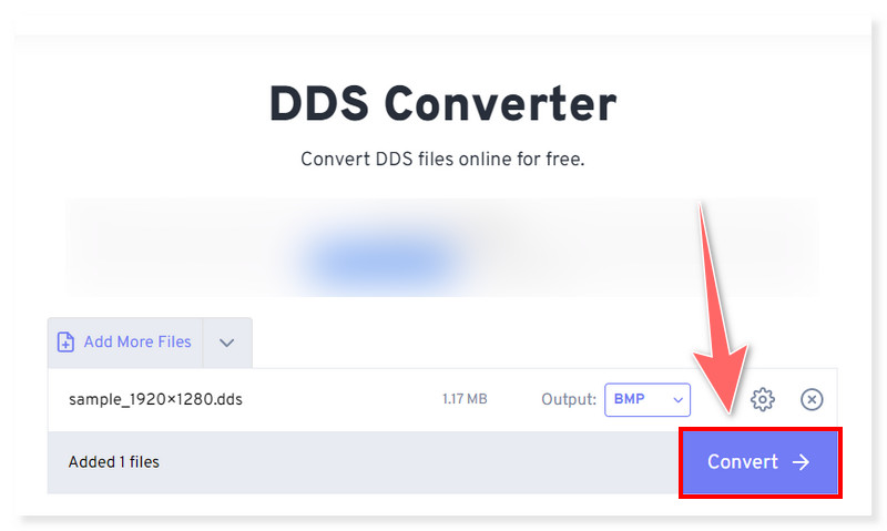 Freeconvert オンライン DDS コンバーター