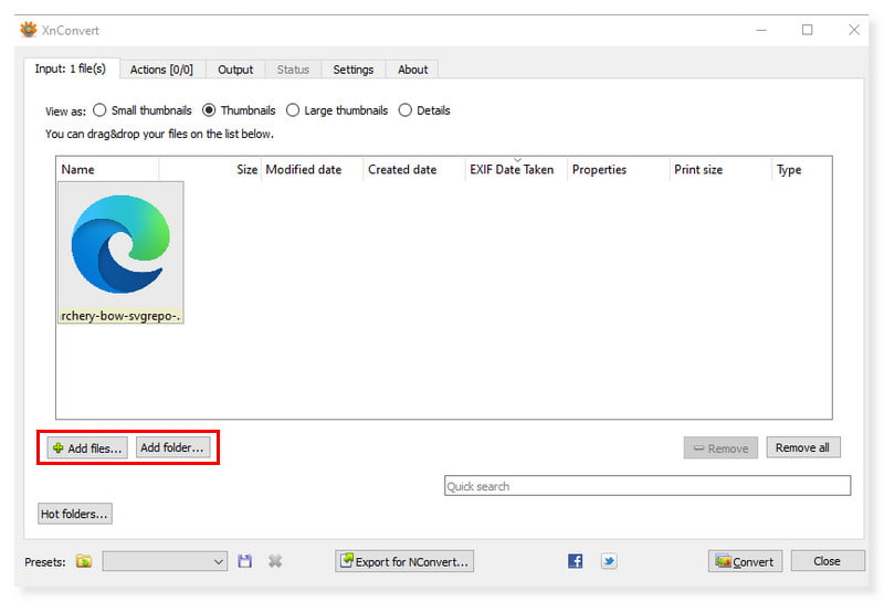 XConvert SVG to PNG コンバーター
