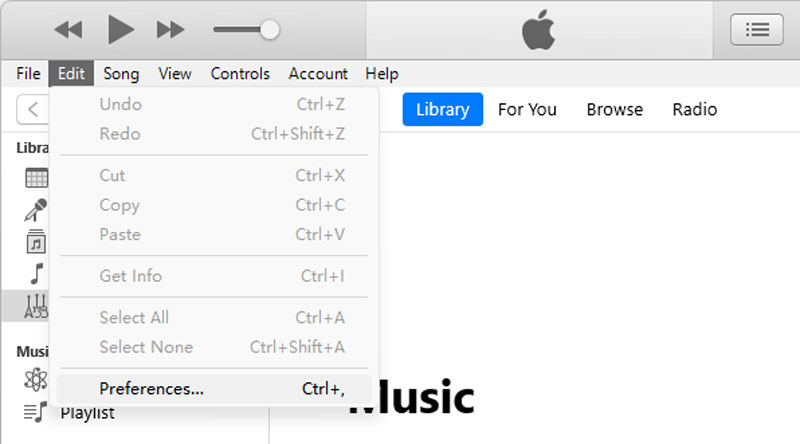 ［環境設定］をクリック