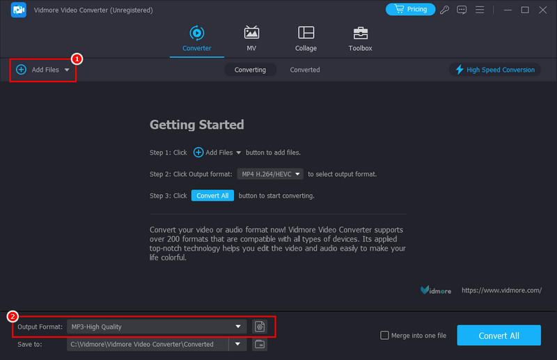 ツール上の「ファイルを追加」オプション