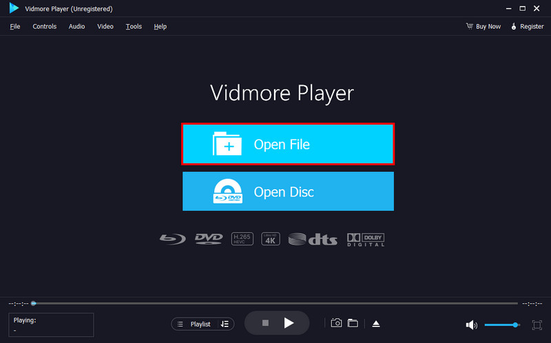 ファイルを開く ISO Blu-ray DVD