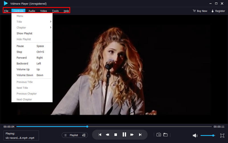 Vidmore コントロール 音声 映像 ツール