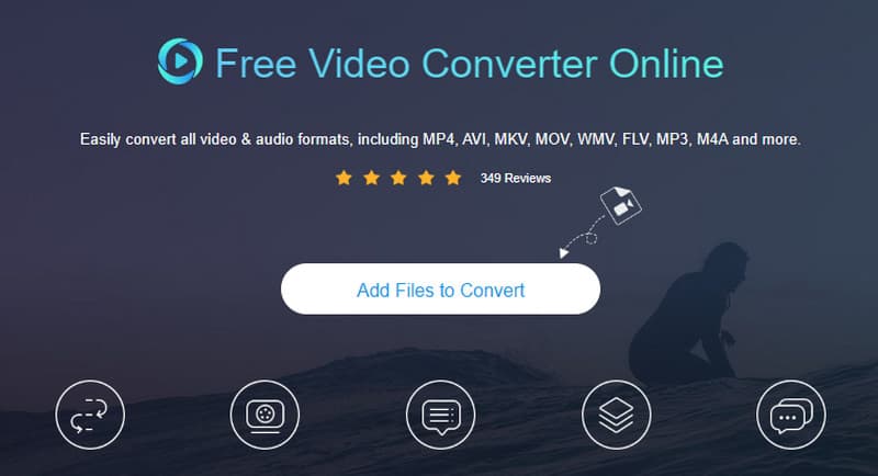 WebM Converter Free Online アップロード