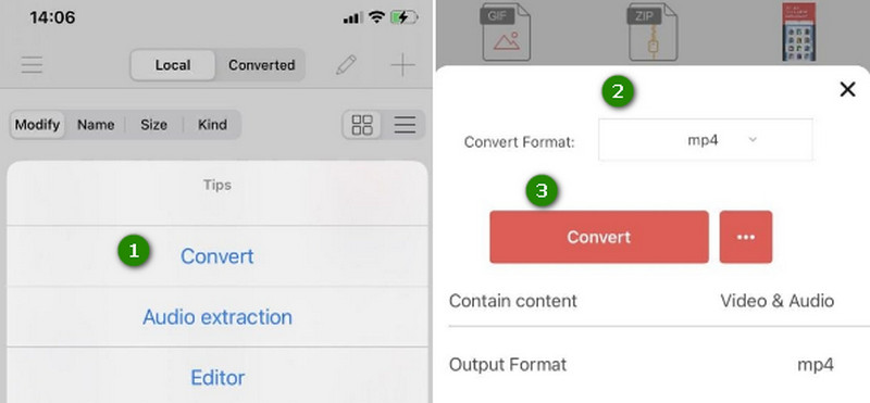 AVIからMP4 モバイル変換