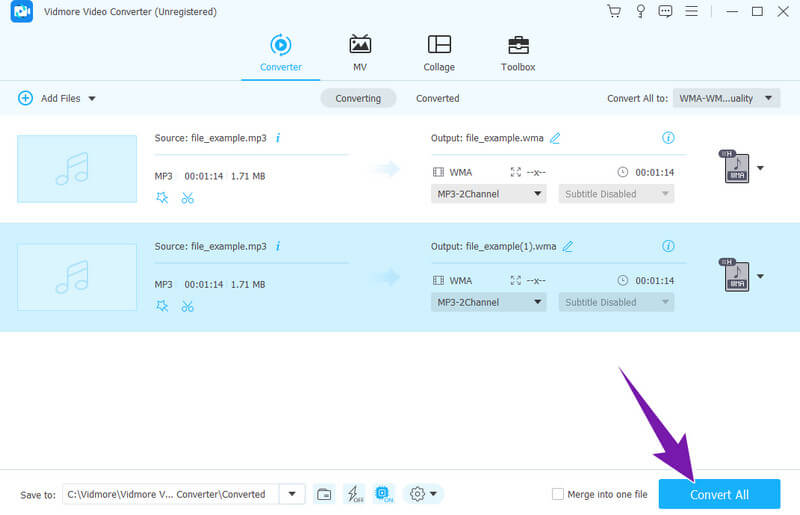 MP3 WMA 変換 Vidmore 変換