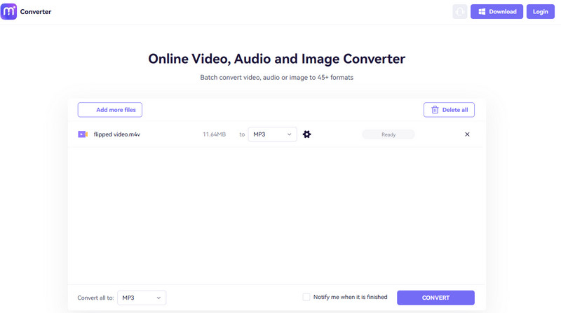 M4V MP3コンバーター Mediaio