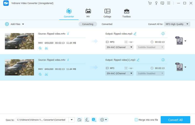 M4V MP3コンバーター Vidmore