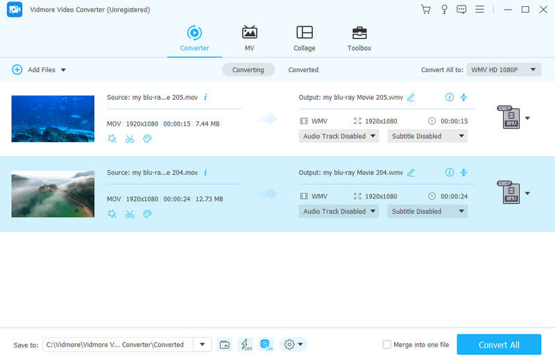 MOV WMV コンバーター Vidmore