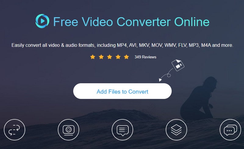 AVI GIF Online ファイルを追加